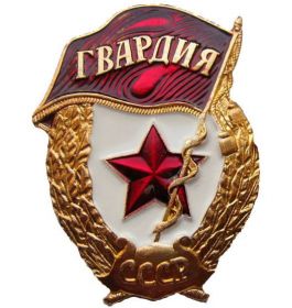 Нагрудный знак "Гвардия"