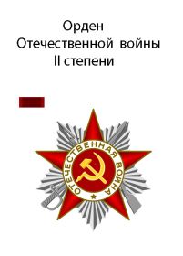 Орден Отечественной войны II cтепени (посмертно). Архивная запись №18528248