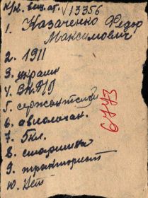 ЦАМО (Данные из центрального архива МО)
