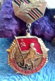 Юбилейная медаль: "Двадцать пять лет победы в Великой Отечественной Войне 1941-1945 гг."