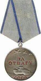 Медаль за отвагу №123395
