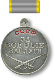 Медаль "За боевые заслуги".