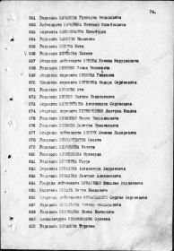 Наградной лист Орден Отечественной войны 2 степени