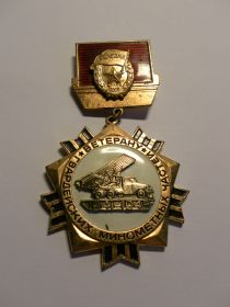 Знак "Ветерану гвардейских минометных частей"