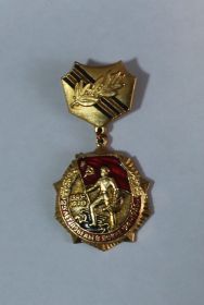 Знак "25 лет Победы в Великой Отечественной войне 1941-1945 гг."