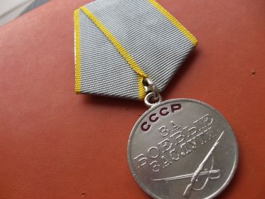 медаль «За боевые заслуги» №3021664