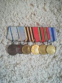 Медаль «За отвагу», «За взятие Берлина», «За освобождение Праги»