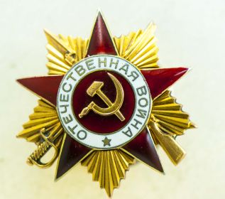 орден Отечественной войны I степени