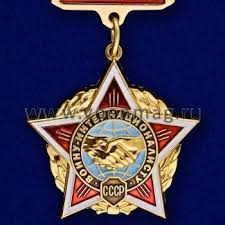 Нагрудный знак "Воину-интернационалисту"