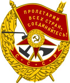 Орден Красного Знамени (№ ордена 7625)