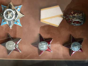 3 ордена Красной Звезды, орден «Знак Почёта», орден «За службу Родине в вооружённых силах СССР» 3 степени, медаль «За боевые заслуги»