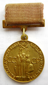 Бронзовая медаль ВДНХ