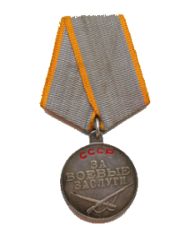 Медаль «За боевые заслуги»  (28.03.1944)