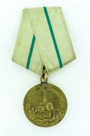 медаль за оборону "Ленинграда",  медаль "За боевые за слуги",  медаль "За боевые за слуги"