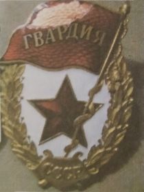 Знак "Гвардия"