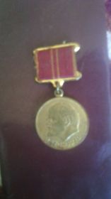 Медаль за доблестный труд "В ознаменовании 100-летия со дня рождения В.И.Ленина"