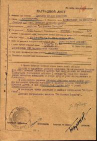 медаль "За Боевые Заслуги"