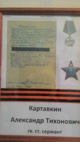 Орден Красной Звёзды. Медаль за боевые заслуги.