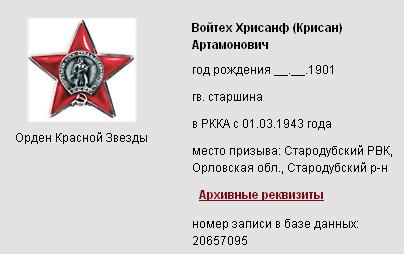 Орден «Красной Звезды» 1944