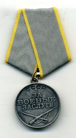 медаль " За боевые заслуги"