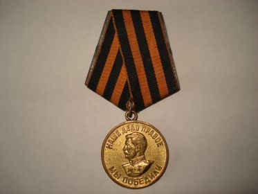 Медаль "За победу над Германией в Великой Отечественной войне 1941-1945г.г."