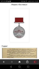 Медаль за отвагу
