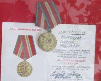 Юбилейная медаль 70 лет Победы в Великой Отечественной Войне 1941-45гг