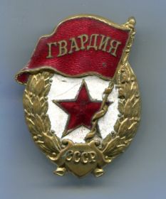 Знак "Гвардия"