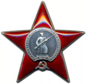 Орден Красной звезды, приказ №051 от 22.04.1943 г
