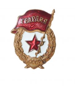 знак гвардия