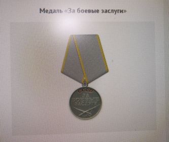 Медаль за боевые заслуги