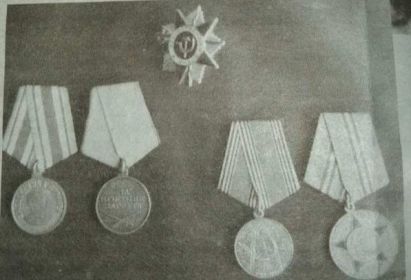 Был представлен к правительственным наградам: медаль «За боевые заслуги». «Орден Великой отечественной войны 2 степени» «За победу над Японией», «За победу над...