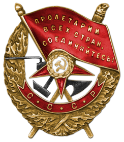 Орден Красного Знамени  Приказ подразделения №: 55/н от: 17.09.1944 Издан: ВС 28 А