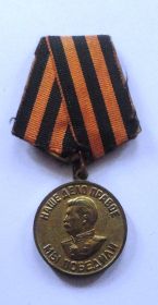 Медаль “За победу над Германией в Великой Отечественной войне 1941-1945 гг.
