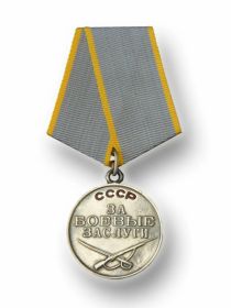 Медаль " За боевые заслуги" 13.09. 1942 г