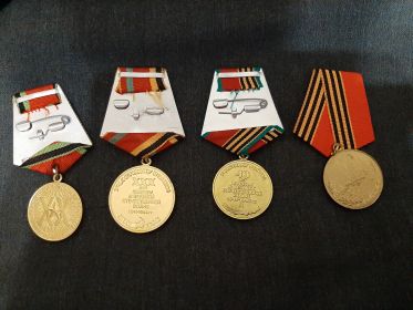 Юбилейные медали «Двадцать лет, тридцать лет, сорок лет, пятьдесят лет Победы в Великой Отечественной войне 1941—1945 гг.»
