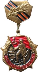 нагрудный знак "25лет Победы в ВОВ 1941-1945гг"