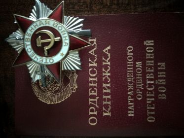 Орден Отечественной Войны II степени
