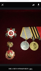 За овагу, за оборону Москвы, за оборону Сталинграда, Орден за  победу над  Германией