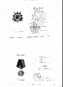 орден «Отечественной Войны 1-й степени», медаль Жукова