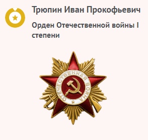 Орден Великой Отечественной Войны  1  степени