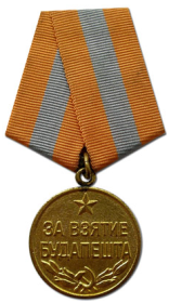 Медаль За взятие Будапешта