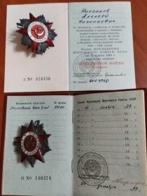 орден Великой Отечественной Войны II степени