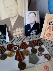 Медаль "За отвагу", орден Славы ||| степени