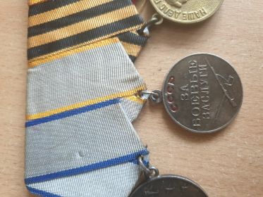 Медаль "За боевые заслуги ".