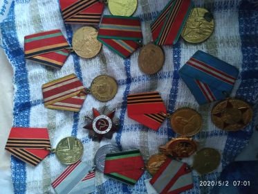 Орден Отечественной войны 2 степени, медаль "за победу над Японией"