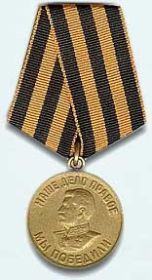 	Медаль «За победу над фашистской Германией»