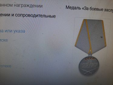 За бовые заслуги