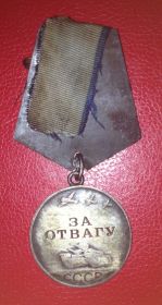 За личное мужество и отвагу, проявленные при защите социалистического Отечества и исполнении воинского долга был награжден «Медалью за отвагу»