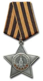 Орденом СЛАВЫ III степени